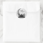 EID MUBARAK Kreatives Design Runder Aufkleber (Tasche)