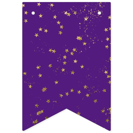 Eid Mubarak Lila Eid Banner Dekorationen (Erste Fahne)