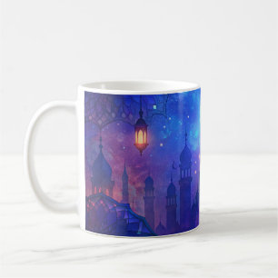 Eid Mubarak Magische Arabische Nächte Halbmond Far Kaffeetasse