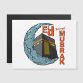 Eid Mubarak Magnetkarte (Vorne/Hinten)