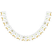 EID MUBARAK MIT BLUMEN WIMPELKETTE (Alle)