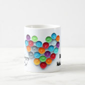 Eid Mubarak mit bunter Kerzen Tasse (Mittel)