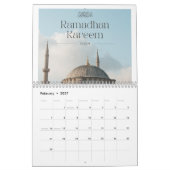 Eid Mubarak mit Masjid Kalender (Feb 2027)