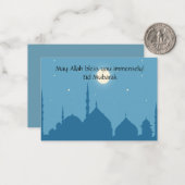 Eid Mubarak Mitteilungskarte (Vorderseite/Rückseite Beispiel)