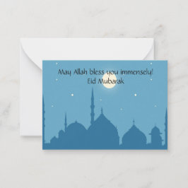Eid Mubarak Mitteilungskarte