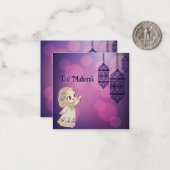 Eid Mubarak Mitteilungskarte (Vorderseite/Rückseite Beispiel)