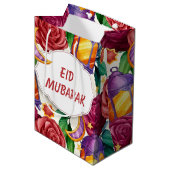 Eid Mubarak Mittlere Geschenktüte (Vorderseite Schrägansicht)