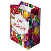 Eid Mubarak Mittlere Geschenktüte (Rückseite Schrägansicht)