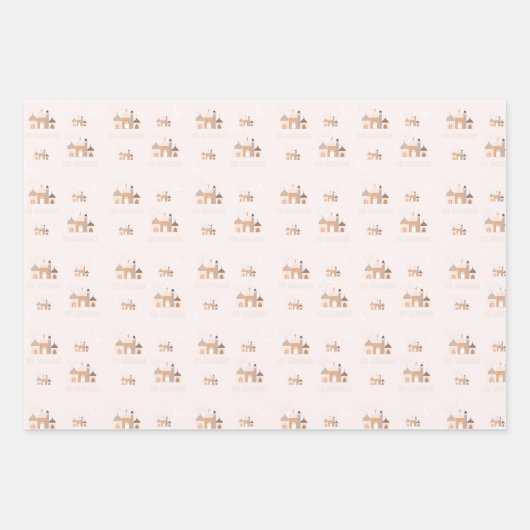 Eid Mubarak Modern Wrapping Paper Set 3 Geschenkpapier Set (Vorderseite 2)