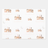 Eid Mubarak modernes Geschenkpapier-Set aus 3 Geschenkpapier Set (Vorderseite)