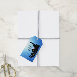 Eid Mubarak Moschee mit Typografie Geschenkanhänger