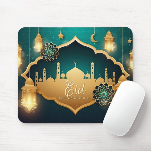 Eid Mubarak Mousepad (Mit Mouse)