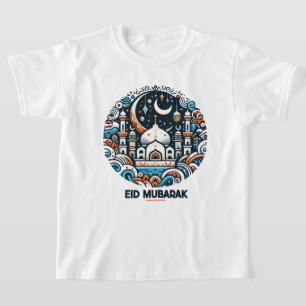Eid Mubarak Muslim-Fest Dekoration T-Shirt