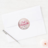 Eid Mubarak Muslim Klassischer Rund Sticker (Umschlag)