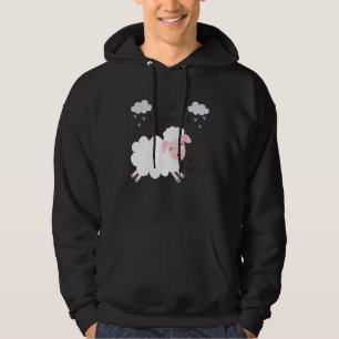 Eid Mubarak Muslime Schafe Niedlich Curly Halal Sc Hoodie