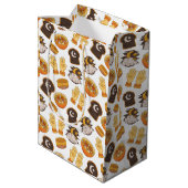 Eid Mubarak muslimische Kinder glücklich Eid Mittlere Geschenktüte (Rückseite Schrägansicht)