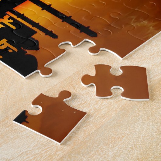 Eid Mubarak Nachtreflexion Puzzle (Seite)