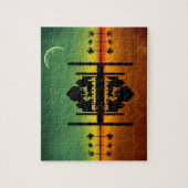 Eid Mubarak Nachtreflexion Puzzle (Vertikal)