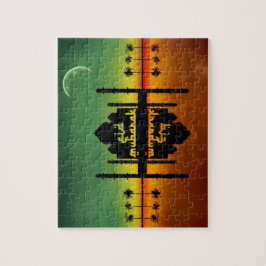 Eid Mubarak Nachtreflexion Puzzle