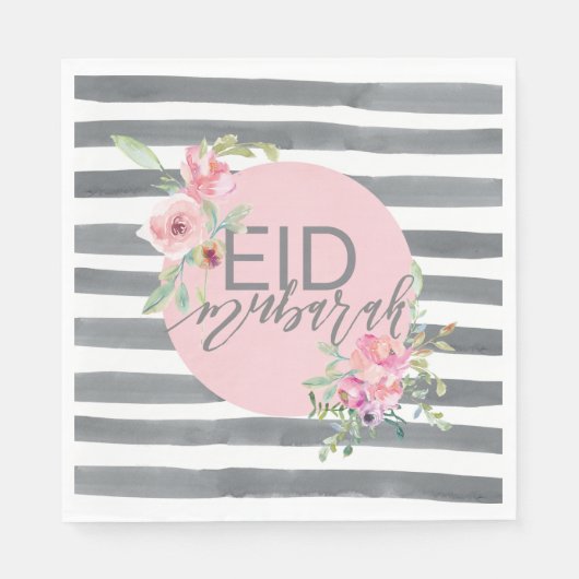 Eid Mubarak Napkin Serviette (Vorderseite)