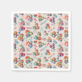 Eid Mubarak Napkins – Colourful Gift Boxes Serviette (Vorderseite)