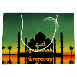 Eid Mubarak Night Reflection Große Geschenktüte