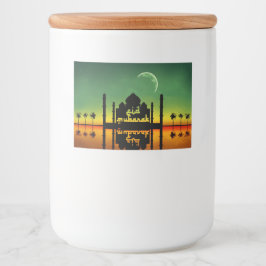 Eid Mubarak Night Reflection Lebensmitteletikett