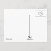 Eid Mubarak Night Reflection Postkarte (Rückseite)