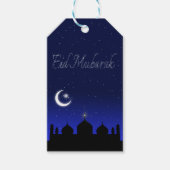 Eid Mubarak Night Stars Moschee Geschenkanhänger (Vorderseite)