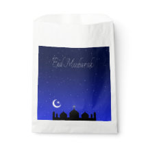 Eid Mubarak Night Stars Moschee
