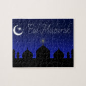 Eid Mubarak Night Stars Moschee Puzzle (Horizontal)