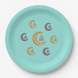 eid mubarak Papier Teller ع ي د م ك ب ا ر