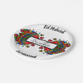 Eid Mubarak PapierTeller (Schrägansicht)