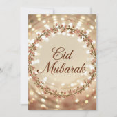 Eid mubarak Personalisierte moderne Grußkarte Einladung (Vorderseite)