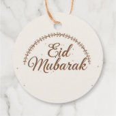 Eid mubarak personalized Gift Tag  Geschenkanhänger (Rückseite)