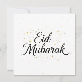 Eid mubarak Personalized modern Card Dankeskarte