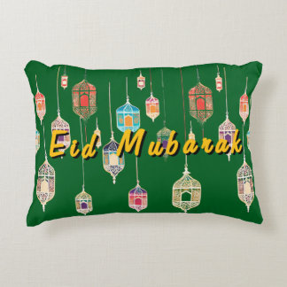Eid Mubarak Pillow mit Islamischer Laternendesign Dekokissen