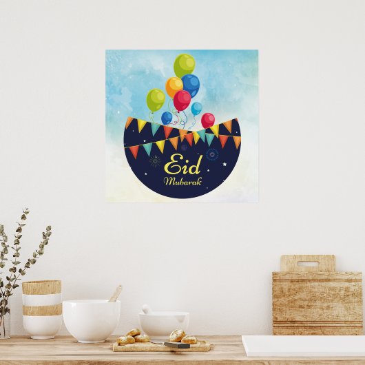 Eid Mubarak Poster (Küche)