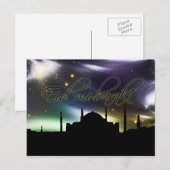 Eid Mubarak Postkarte (Vorne/Hinten)