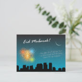 Eid Mubarak Postkarte (Stehend Vorderseite)