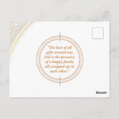 eid Mubarak Postkarte (Rückseite)