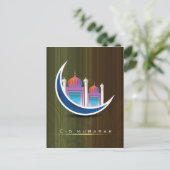 Eid Mubarak Postkarte (Stehend Vorderseite)