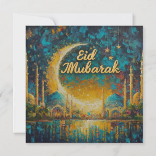 Eid Mubarak Ramadan Anpassbare Grüße Text Ho Feiertagskarte