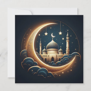 Eid Mubarak Ramadan Anpassbare Grüße Text Ho Feiertagskarte