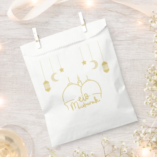 EID MUBARAK RAMADAN BROWNIE GESCHENKTÜTCHEN (Ausgeschnitten)