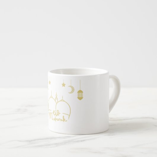 EID MUBARAK RAMADAN ESPRESSOTASSE (Vorderseite Rechts)