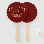 EID MUBARAK RAMADAN FÄCHER (Vorne und Hinten)