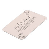 Eid Mubarak Ramadan Kareem Eid al Fitr Elegant Magnet (Linke Seite)