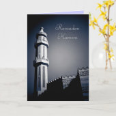 Eid Mubarak - Ramadan Kareem Karte (Gelbe Blume)