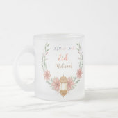 Eid Mubarak | Ramadan Niedliche Aquarellfarben Blu Mattglastasse (Links)